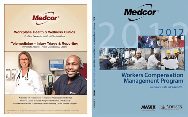 Workers Comp Book Custom Cover for Medcor