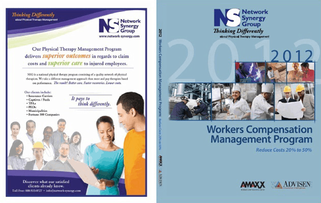 Workers Comp Book Custom Cover for Network Synergy Group